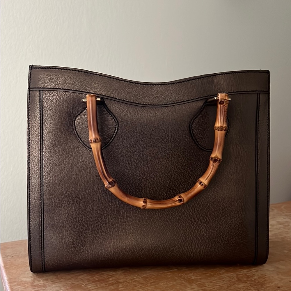 Vintage Gucci Diana bag bamboo bronze excellent